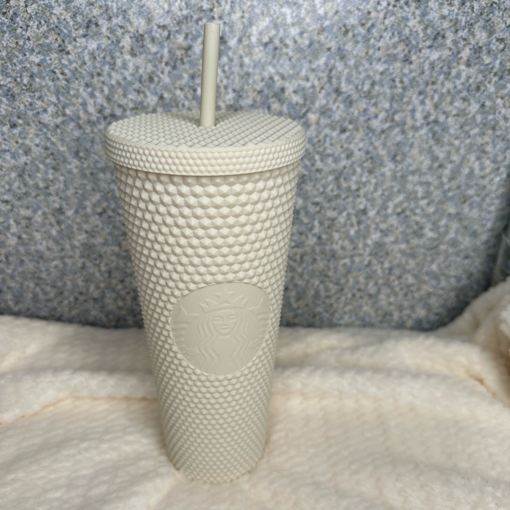 Starbucks Mexico Matte off white studded Venti tumbler
